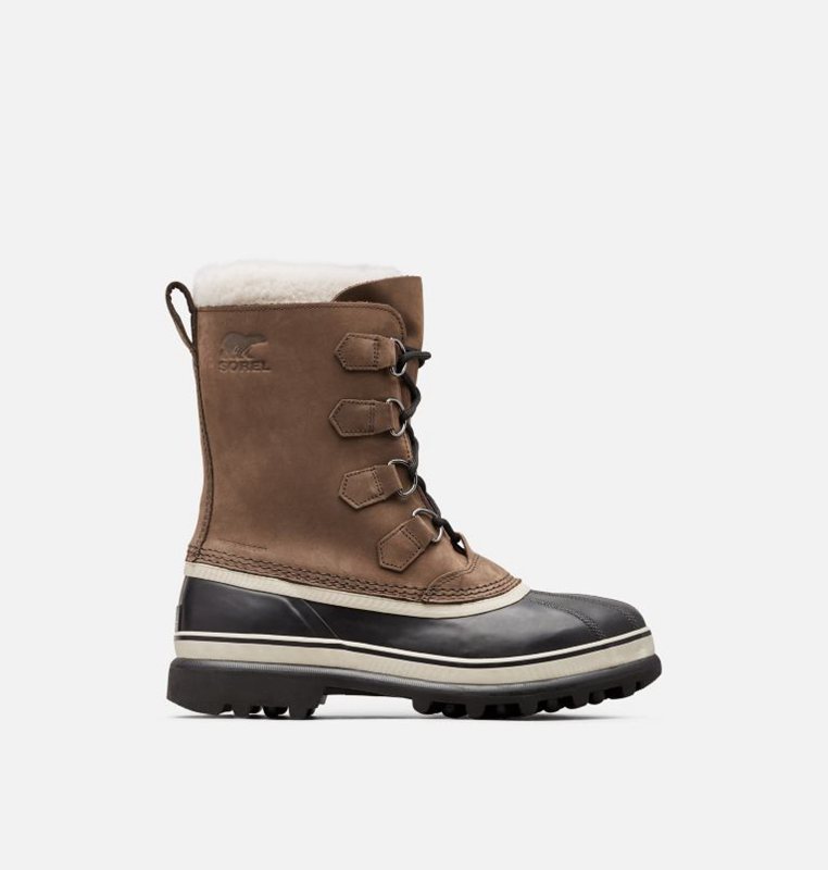 Mens Snow Boots Brown/Black - Sorel Caribou™ - 723-KFVCRH